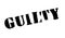 Guilty rubber stamp