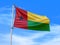Guinea-Bissau flag waving in the wind
