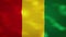 Guinea dense flag fabric wavers, background loop