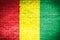 Guinea flag,wall texture background