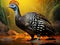 Guinea Fowl Wild Bird Background from Africa Spots of Wonder and  Made With Generative AI illustration