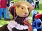 Guinea pig dressed in traditional clothes of Cuenca city, Ecuador