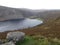 Guinness Lake - Lough Tay in Ireland in the Wicklow Mountains