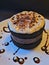 Guinness Stout Beer Chocolate Cake with a Layer of Bailey`s Irish Cream Cheesecake