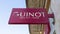 Guinot instut french shop cosmetics perfume pink text and  logo sign store