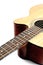 Guitar acoustic closup isolated