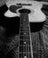 Guitar black and white photography