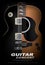 Guitar Concert Poster Background Template