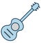 Guitar, Frets Isolated Vector Icon for Party and Celebration