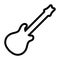 Guitar Line Icon