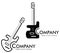 Guitar - logo, logotype.