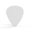 Guitar Pick Mock Up On Isolated White Background