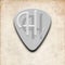 Guitar picks initials H, logo Harmony