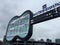 The guitar shaped scoreboard at the Nashville sounds baseball