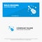 Guitar, Song, Music, Love SOlid Icon Website Banner and Business Logo Template