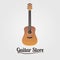 Guitar store vector logo