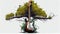 guitar with tree and roots