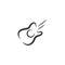 Guitar  Wave Logo Template vector symbol