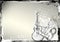 Guitarist horizontal background