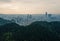 Guiyang cityscape.Aerial photography.