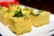 A Gujarati food Dhokla, an Indian regional food