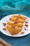 Gujiya - Traditional Indian Food Sweet Dumplings Made during the Holi Festival