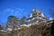 Gujo Hachiman Castle built in 1559 on a hilltop in Japan