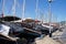 Gulet sailing yachts on quay