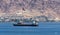 Gulf of Aqaba and cargo ships near Aqaba city, Jordan