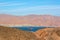 Gulf of Aqaba Red sea bay Middle East scenery landscape photography from drone in wilderness desert sand stone rocky country side