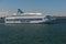 Gulf of Finland, July 20, 2020. Tallink ferry Silja Line to Foinsky Bay, Baltic Sea