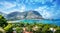 Gulf of Mondello and Monte Pellegrino, Palermo, Sicily island, Italy