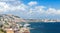 Gulf of Naples, cityscape under blue sky