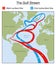 Gulf Stream Chart Warm Flow Cool Flow