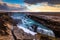 Gulfoss - May 03, 2018: Gulfoss watefall in the Golden Circle of Iceland