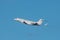 Gulfstream G650 business aircraft leaving Zurich in Switzerland