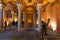 Gulhane Cistern view from inside. Historical places in Istanbul