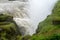 Gullfoss, most spectacular waterall, two cascades on the Hvita River tumbling into a deep gorge.