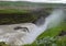 Gullfoss, most spectacular waterall, two cascades on the Hvita River tumbling into a deep gorge.