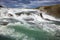 Gullfoss waterfall upper part Hvita river Southwest Iceland Scandinavia