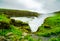 Gullfoss Waterfalls in the canyon of the Hvita River