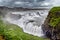 Gullfoss waterfalls. Gullfoss is a waterfall located in southwest Iceland