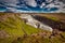 Gullfoss waterfalls in rural Iceland