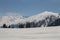 Gulmarg, Srinagar , India : Beautiful landscape with snow mountain