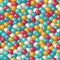 Gumball candies seamless pattern