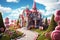 Gumball House beautiful candyland sweets fairytale background
