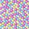 Gumball round candies seamless pattern