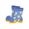 Gumboots in daisy flowers, waterproof rubber boots