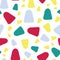 Gumdrops scattered background, holiday repeat vector