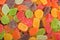 Gummy candy background